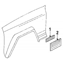 Moulure côté garde-boue gauche pour Jeep Cherokee de 1993-1996